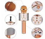 Belaidis karaokės mikrofonas Belsi, rožinis