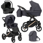 Universalus vežimėlis Kunert Lazzio Premium 3in1, Anthracite