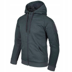 Vyri&scaron;kas džemperis su gobtuvu Helikon-Tex Urban Tactical Hoodie, juoda/pilka melanžinė