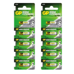 GP High Voltage 27A 12V elementai, 10 vnt