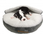 Guolis &scaron;unims SnuggleSafe, 50x50x11 cm, pilkas/baltas