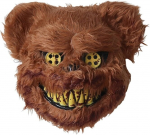 Helovino kaukė Bear, ruda