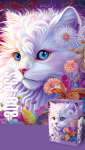 Dėlionė Jigsaw Puzzle Hand Painted Cat, 300 det