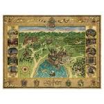 1500 dalių galvosūkis Ravensburger Harry Potter Hogvarts žemėlapis