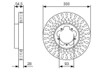 Stabdžių Diskas FORD Transit Mk6 2 2 TDCi 2 4 TDCi 3 2 TDCi 1715863 1715864 1715865