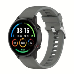 Universalus 22mm silikoninis dirželis Xiaomi ir Amazfit laikrodžiams, pilka
