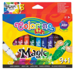 Flomasteriai keičiantys spalvą Colorino Kids Magic, 9 +1 vienetų