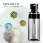 Office products,Spray Bottles Travel Size Small Empty Refillable Plastic Container for Skincare and Makeup Lotion (3pcs),translucent black-80ML