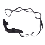 Kiti fitneso produktai, juodi, pėdos tempimo diržo diržo žiedo rai&scaron;čių pratybų treniruotės jogos reabilitacijos diržas