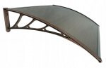 Stogelis vir&scaron; durų Metal-gum, 150x100 cm, rudas