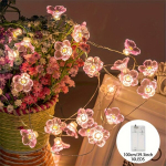 LED vy&scaron;nių žiedų girlianda, 1M / 3,28FT