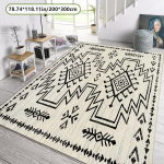 Bohemi&scaron;ko stiliaus poliesterio kilimas, 78,74 * 118,11 colio / 200 * 300 cm