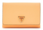 GUESS Moteri&scaron;ka persikų spalvos petne&scaron;os rankinė - Noelle Mini Xbody Flap Organizer Abrikosas 304255