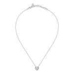 Plieninė grandinėlė i&scaron; plieno ir kristalo - MORELLATO - SAVZ14 - Moterims - Sidabrinė - 40+5CM
