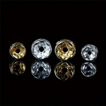 Kri&scaron;tolo karoliukai, 100pcs 6mm golden*5