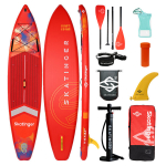 SKATINGER Interstellar Red 350x81x15 cm (11') turistinė SUP lenta