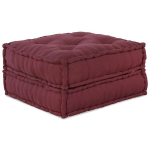 Modular puffe maroon 70x70x36 audinys