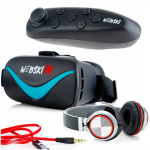 Ideali dovanos idėja Kalėdoms Vr 3d 360 akiniai su pulteliu