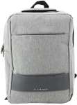 Pilka kuprinė su USB jungtimi 14 l, 40 cm