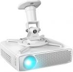 Duronic projektoriaus laikiklis Pb07xb | Tvirtinimas prie lubų | 10 kg talpa | Universalus | Itin tvirtas | Montavimo įranga įtraukta | 360&deg; pasukimas, 180&deg; sukimas, 180&deg; pakreipimas