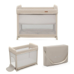 Kelioninė lovytė-maniežas Kinderkraft Moon Dream, beige