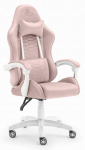 Ergonomi&scaron;ka žaidimų / biuro kėdė Hell&rsquo;s Chair HC-1000 Pink Fabric