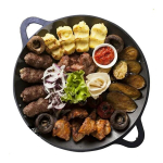 Uzbeki&scaron;ka &scaron;lifuota keptuvė Sadž, 45 cm