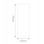 Oryginalios NIIMBOT Etiketės 25x70mm Baltos 95 vnt. Serija B