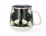Puodelis su dangteliu ir filtru 500 ml