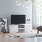 Televizoriaus spintelė, 120x34x37cm, balta