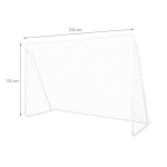 Futbolo vartų tinklas Nils NT8245, 245x155x80 cm