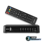 Televizijos imtuvas TV priedelis STB eSTAR T2 618 HD Black