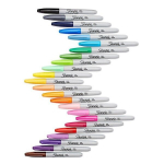 sharpie, deskriptorius fine, spalvų mi&scaron;inys, 24 vnt., 0,9 mm, permanentinis, lizdinė plok&scaron;telė