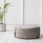 Grikių luk&scaron;tų pufas Zafu 38&times;13 cm, pilkas, Grikė