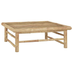 vidaXL Sodo stalas, 65x65x30cm, bambukas