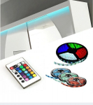LED ap&scaron;vietimas ADRK Furniture spintai 180cm
