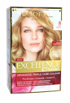 Ilgalaikiai plaukų dažai su trejopa apsauga L'Oreal Paris Excellence Creme 172 ml, Light Blonde