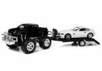 Automobilių rinkinys su Monster Truck, juodas, Užsiaugink dinozaurą i&scaron; kiau&scaron;inio!