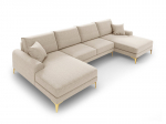 Mink&scaron;tas kampas Mazzini Sofas Madara, smėlio spalvos
