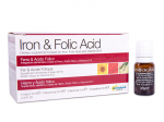 Maisto papildas Euronatural Geležis su folio rūg&scaron;timi ir vitaminu B12, 10x10 ml