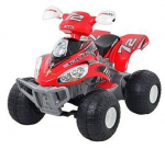 Elektromobilis vaikams Feber Brutale Quad 12V, raudonas