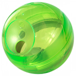 Rogz Tumbler Lime, skanėstus dozuojantis interaktyvus žaislas žalios spalvos, 12cm
