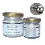 Pigmentas Pearline - 25 ml, sidabrinio perlo spalva