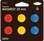 Magnetukai 20mm, 6 vnt.