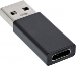 Adapter USB InLine&reg; Brak USB-C - USB Czarny  (35810)