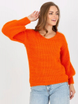 Megztinis moterims, oranžinis, Universalus