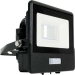 Led prožektorius su judesio davikliu 10w 735lm 6500k Ip65