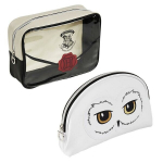 Kelionių reikmenų dėžutė/kosmetinė Harry Potter 2 Dalių 24 x 17 x 7,5 cm. Balta, skaidri