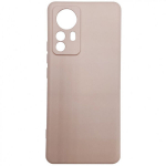 &bdquo;Evelatus Xiaomi 12 Pro Nano Silicone Case&ldquo; mink&scaron;ta lietimas TPU smėlio spalvos