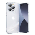 IPhone 14 Plus dėklas su kameros apsauga, skaidrus